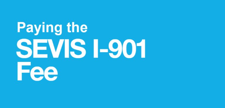 如何支付SEVIS I-901费用？