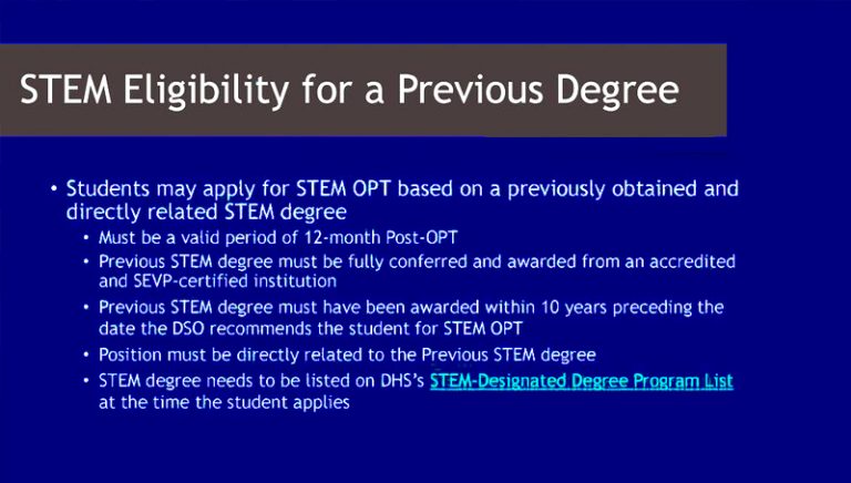 如何利用先前的STEM学位申请OPT延期？