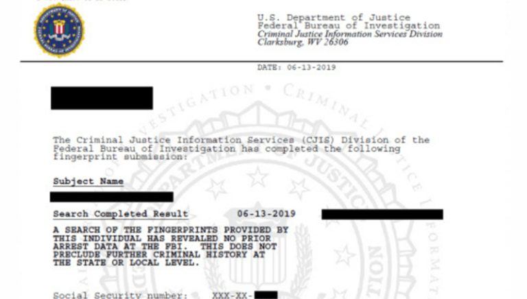 绿卡递交I-485前如何开具FBI无犯罪记录证明？