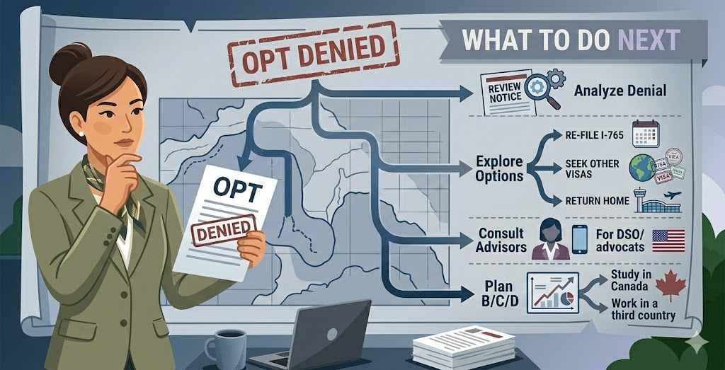 OPT延期被拒怎么办